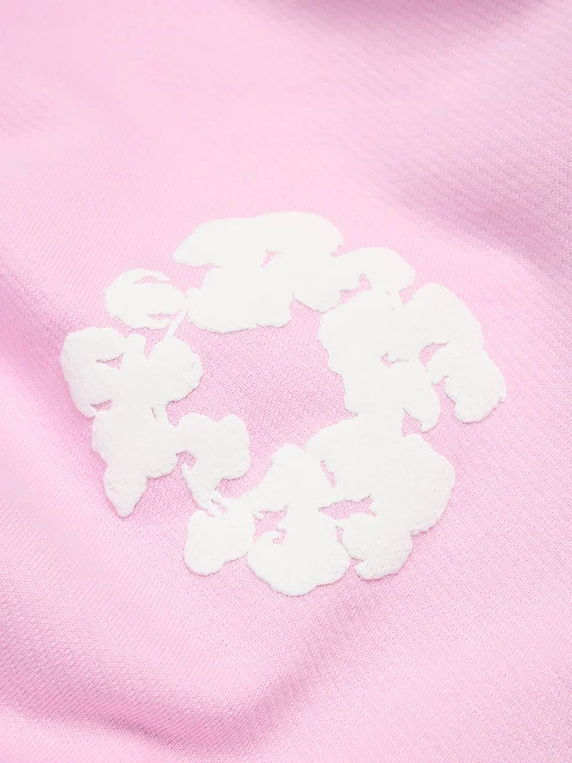 Cotton Wreath Sweatpant in Puderrosa