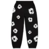 Cotton Wreath Sweatpant in Schwarz