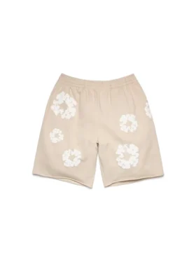 Cotton Wreath Sweatshorts, cremefarben