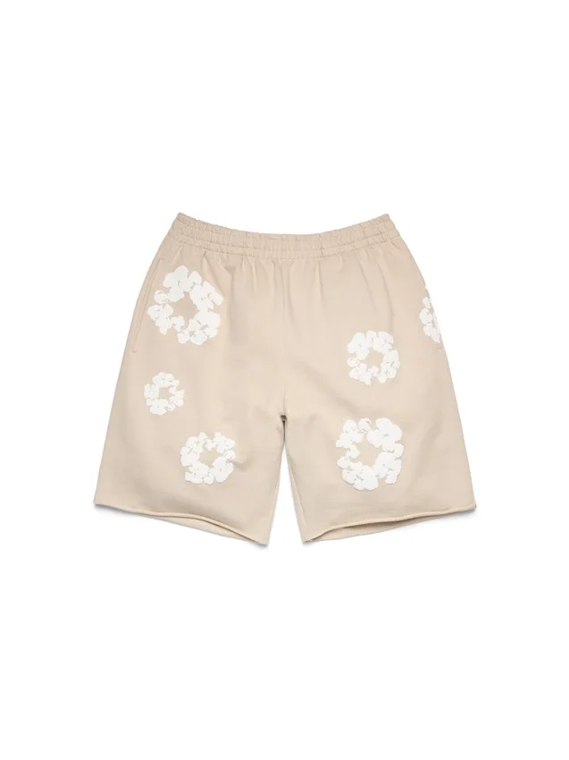 Cotton Wreath Sweatshorts, cremefarben