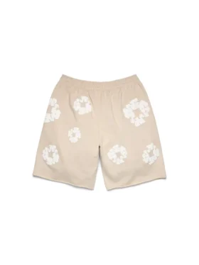 Cotton Wreath Sweatshorts, cremefarben