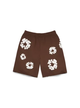 Cotton Wreath Sweatshorts, dunkelbraun