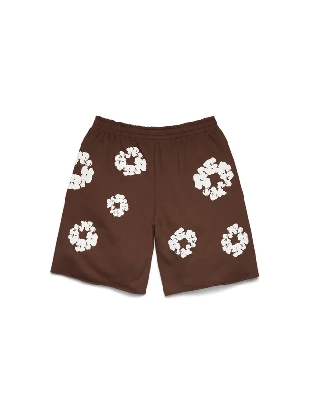 Cotton Wreath Sweatshorts, dunkelbraun