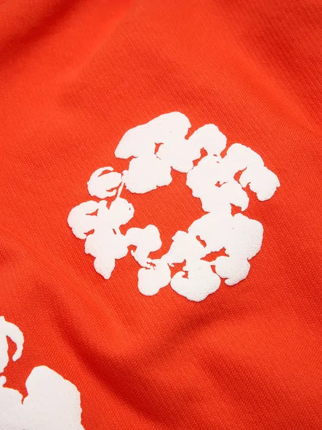 Cotton Wreath Sweatshorts, dunkelorange