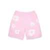 „Cotton Wreath“-Sweatshorts in Puderrosa