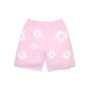 „Cotton Wreath“-Sweatshorts in Puderrosa