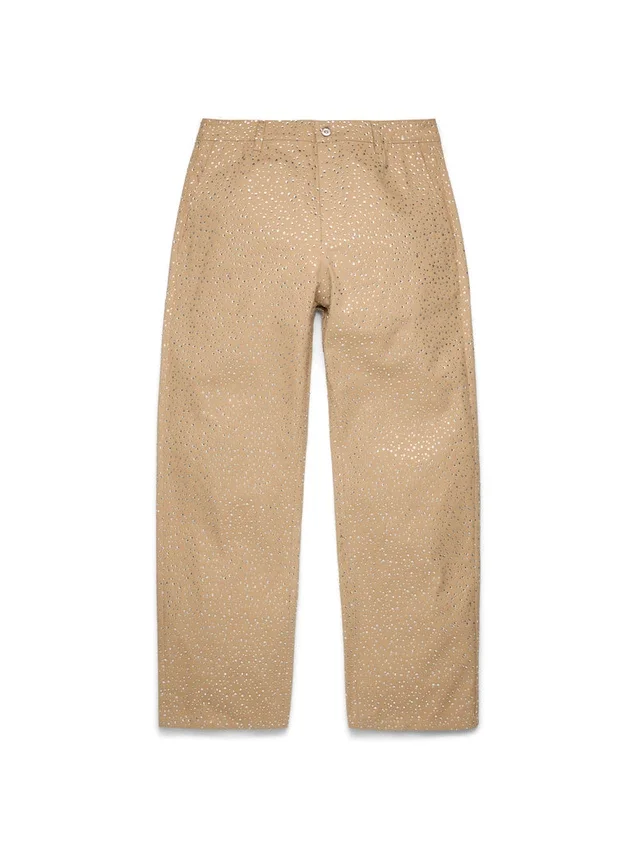 Crystal Chino-Hose, hellbraun