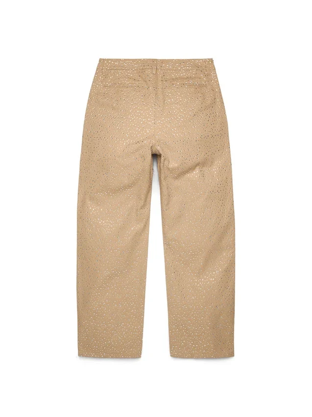 Crystal Chino-Hose, hellbraun