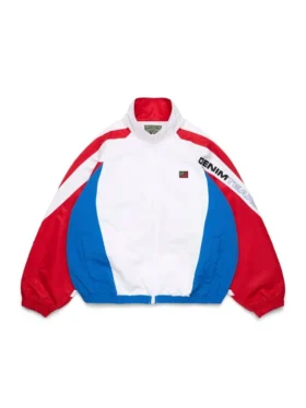 Cuba Stripe Trainingsjacke Rot/Weiß/Blau