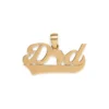 „Dad“-Anhänger aus Gold