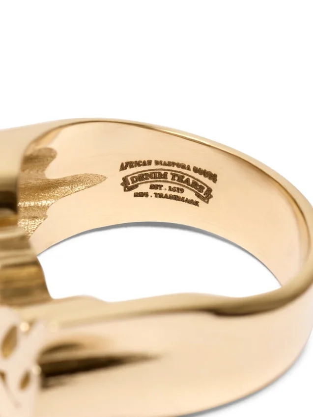 „Dad“-Ring aus Gold