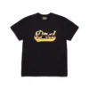 Dad-T-Shirt, schwarz