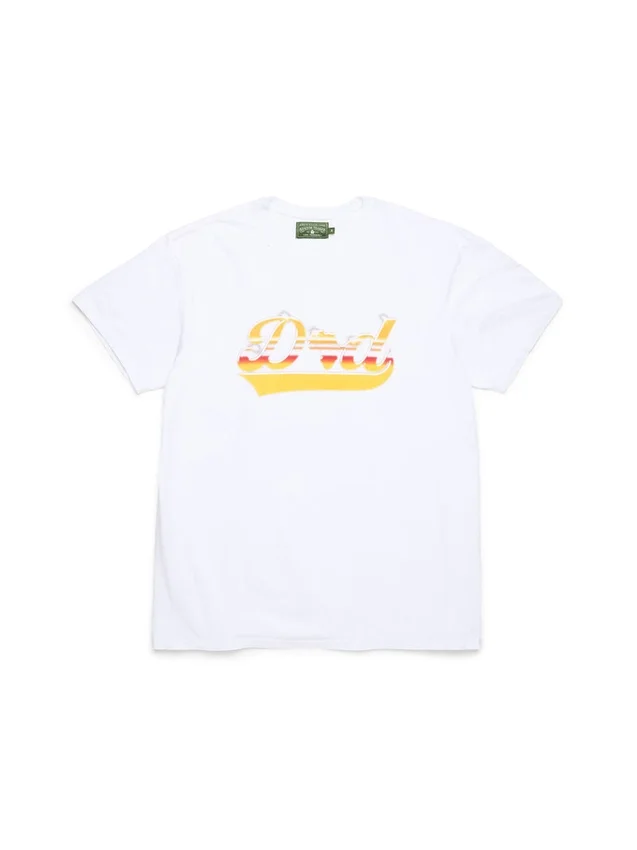 Dad-T-Shirt, Weiß