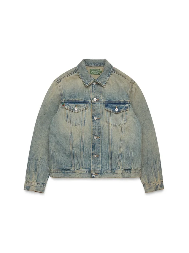 Denim-Jacke, Dirty-Wash