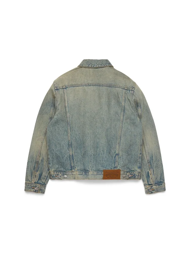 Denim-Jacke, Dirty-Wash