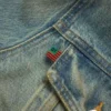 Denim-Jacke, Dirty-Wash