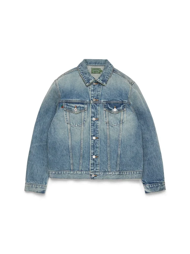 Denim-Jacke, helle Waschung
