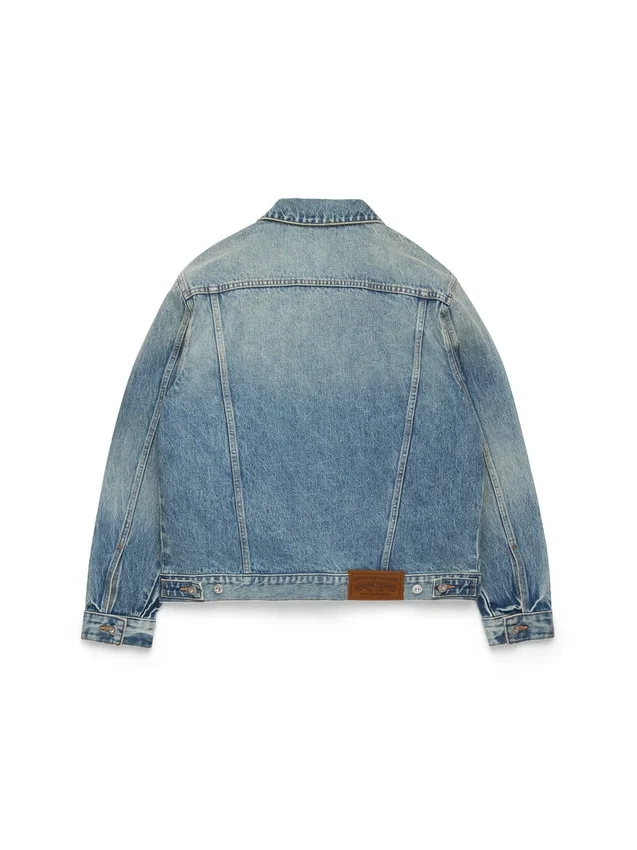 Denim-Jacke, helle Waschung