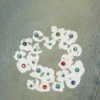 Weite, mit Nieten verzierte „Cotton Wreath“-Denim-Jeanshose in Dirty-Wash-Optik