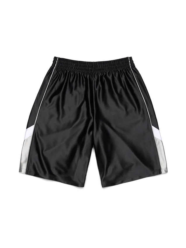 Denim U Basketball-Shorts, Schwarz