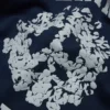 Denim U Hoodie mit Einsätzen und Reißverschluss, marineblau