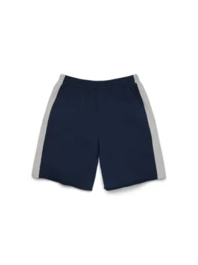 Denim U Paneled Sweatshort Marineblau