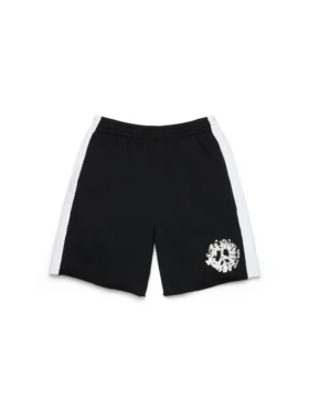 Denim U Paneled Sweatshort Schwarz