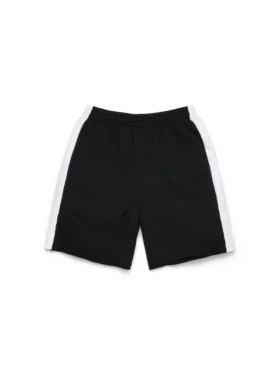 Denim U Paneled Sweatshort Schwarz