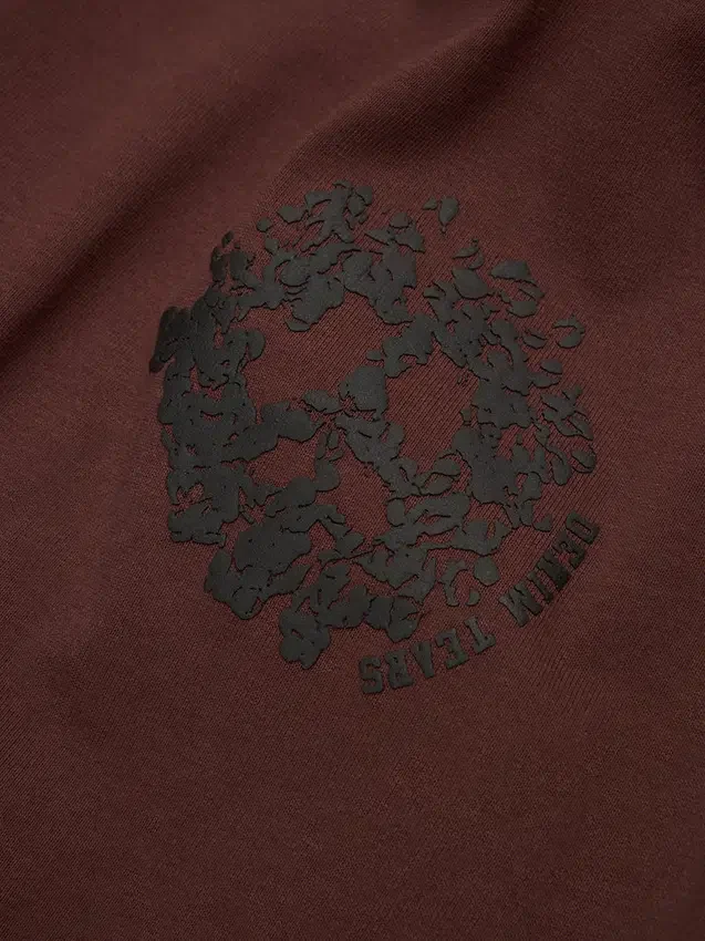 Denim U Ringer T-Shirt Braun