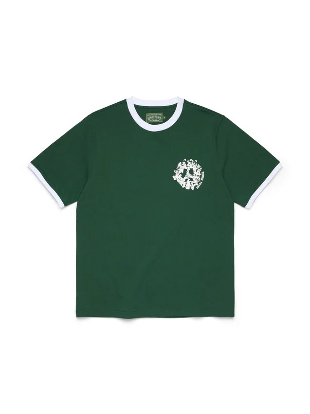 Denim U Ringer T-Shirt Grün