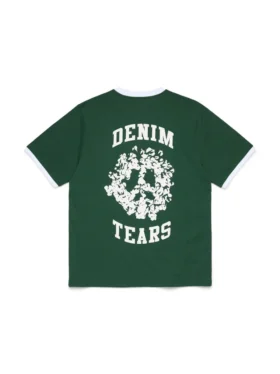 Denim U Ringer T-Shirt Grün