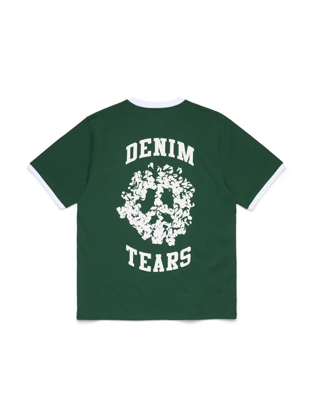 Denim U Ringer T-Shirt Grün