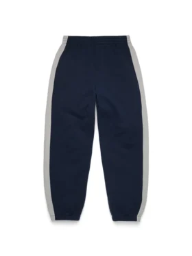 Denim U Sweathose mit Einsätzen, marineblau