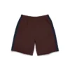 Denim U Sweatshorts mit Einsätzen, braun