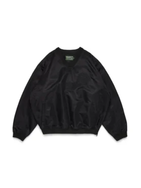 Denim U Warm-up-Pullover, schwarz