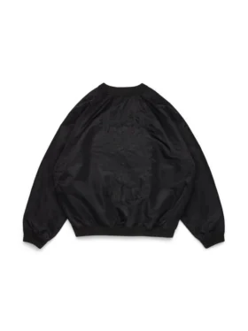 Denim U Warm-up-Pullover, schwarz