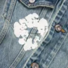 Denimjacke „Cotton Wreath“ in heller Waschung