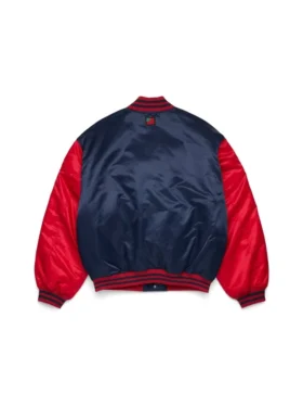 DT Baseball-Varsity-Jacke, marineblau