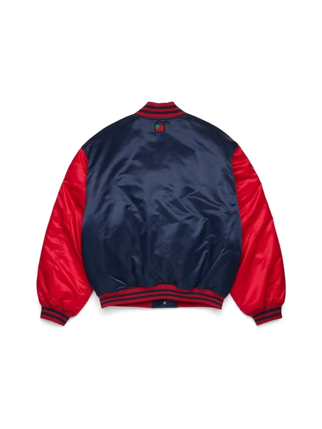 DT Baseball-Varsity-Jacke, marineblau