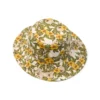 DT-Bucket-Hat aus Canvas mit Blumenmuster, mehrfarbig