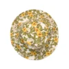 DT-Bucket-Hat aus Canvas mit Blumenmuster, mehrfarbig