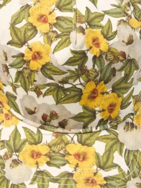 DT-Canvas-Kappe mit Blumenmuster, mehrfarbig