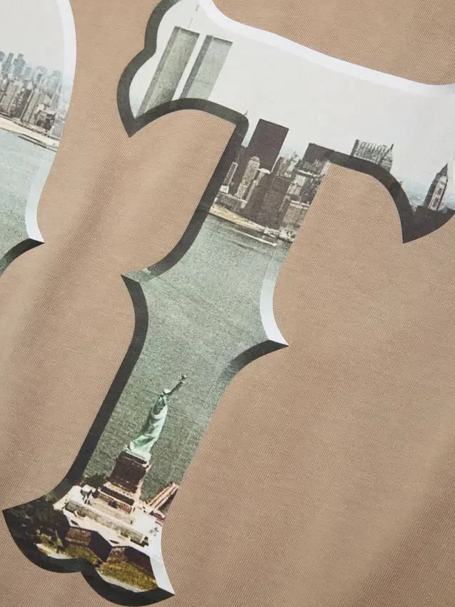 DT City T-Shirt, hellbraun