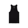 DT Flag 3er-Pack geripptes Tanktop, schwarz