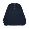 DT Flag 3er-Pack Langarm-T-Shirt Marineblau