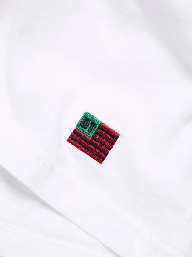 DT Flag 3er-Pack Langarm-T-Shirt Weiß