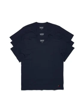 DT Flag 3er-Pack T-Shirts Marineblau