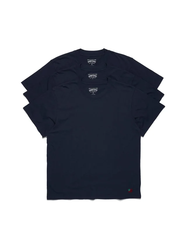 DT Flag 3er-Pack T-Shirts Marineblau