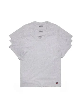 DT-Flag-T-Shirt-3er-Pack, grau