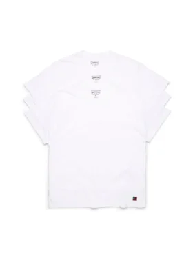 DT-Flag-T-Shirt 3er-Pack, Weiß